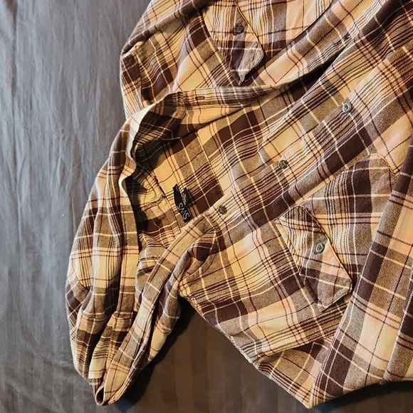 SWS Ladies hooded flannel top, size Medium - Picture 2 of 6